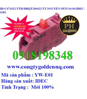 Tiếp điểm phụ Idec YW-E01