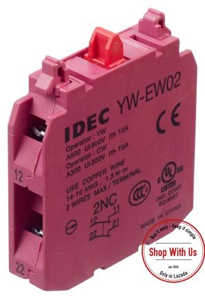 Tiếp điểm phụ Idec YW-EW20