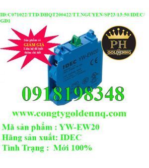 Tiếp điểm phụ Idec YW-EW20