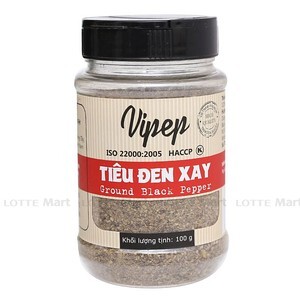 Tiêu đen xay Vipep hũ 100g