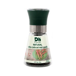 Tiêu Phú Quốc chín đỏ DH Foods Natural có nắp xay 45g