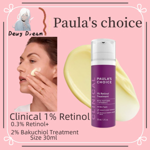 Tinh chất chống lão hóa từ Retinol và Bakuchiol  Paula's Choice Clinical 0.3% Retinol + 2% Bakuchiol 30ml