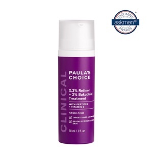 Tinh chất chống lão hóa từ Retinol và Bakuchiol  Paula's Choice Clinical 0.3% Retinol + 2% Bakuchiol 30ml