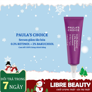 Tinh chất chống lão hóa từ Retinol và Bakuchiol Paula's Choice Clinical 0.3% Retinol + 2% Bakuchiol 5ml