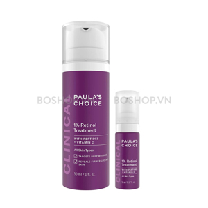 Tinh chất điều trị thâm mụn, thâm nám, chống lão hóa Paula's Choice 1% Retinol Clinical 5ml