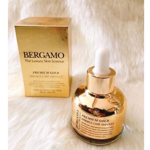 Tinh chất dưỡng da Bergamo Premium Gold Wrinkle Care Ampoule 30ml