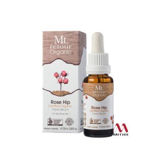 Tinh chất dưỡng da chiết xuất dầu hạt rosehip Mt. RETOUR Organic Rose Hip Face Serum 25ml