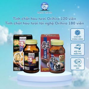 Tinh chất hàu tươi tỏi nghệ Orihiro 180 viên