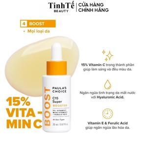 Tinh chất hỗ trợ điều trị lão hóa chứa Vitamin C PAULA'S CHOICE Resist C15 Super Booster 20ml