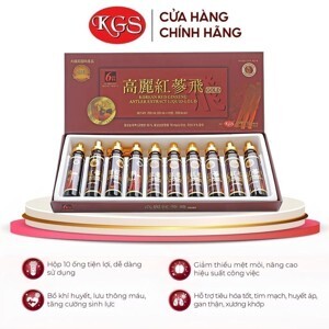 Tinh chất hồng sâm nhung hươu KGS 10 ống