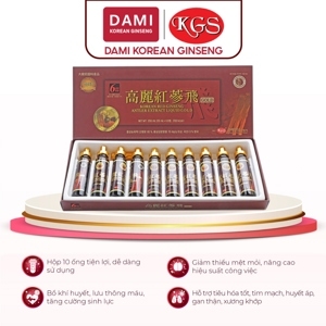 Tinh chất hồng sâm nhung hươu KGS 10 ống
