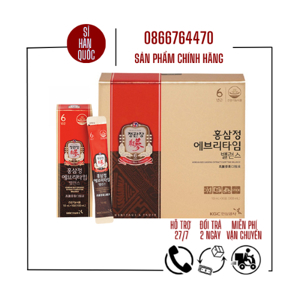 Tinh Chất Hồng sâm pha sẵn KGC Cheong Kwan Jang Extract Everytime New (30 gói)