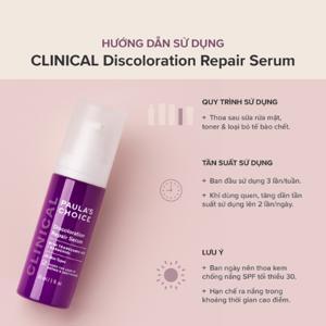 Tinh chất làm mờ thâm nám và đều màu da tối ưu Paula's Choice Clinical Discoloration Repair Serum 30ml