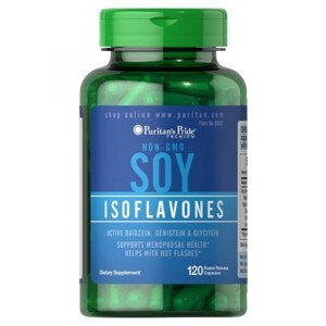 Tinh chất mầm Đậu Nành estrogen Non-GMO Soy Isoflavones 750 mg 120 viên