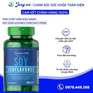 Tinh chất mầm Đậu Nành estrogen Non-GMO Soy Isoflavones 750 mg 120 viên