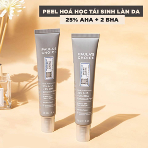 Tinh chất thay da sinh học, tái tạo tế bào mới Paula's Choice 25% AHA + 2% BHA Exfoliant Peel 30ml