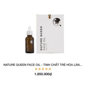 Tinh chất trẻ hóa làn da Nature Queen Face Oil 30ml