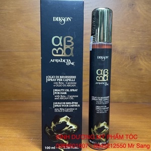 Tinh dầu dạng xịt phục hồi tóc hư tổn Argabeta Beauty Oil Spray Dikson Milano - 100ml