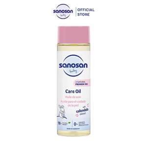 Tinh dầu dưỡng da cho bé Sanosan Baby Care Oil 200ml