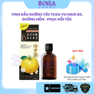 Tinh dầu dưỡng kích thích mọc tóc Utena Yuzu Hair Oil 60ml