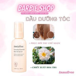 Tinh dầu dưỡng tóc chiết xuất hoa trà Innisfree Camellia Essential Hair Oil Serum 100ml