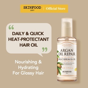 Tinh dầu dưỡng tóc chiết xuất dầu Argan Skinfood Argan Oil Silk Plus Hair 100ml