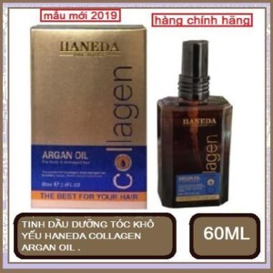 Tinh dầu dưỡng tóc Haneda Collagen Argan Oil