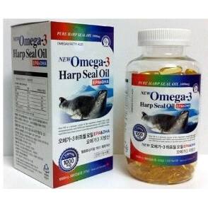 Tinh Dầu Hải Cẩu Hàn Quốc New Omega 3 Harp Seal Oil Hộp 300 Viên