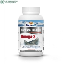 Tinh dầu hải cẩu MapleLife Harp Seal Oil Omega-3 - 1000mg , 120 viên