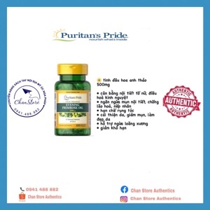 Tinh dầu Hoa Anh Thảo Evening Primrose Oil 1000mg 120 viên Mỹ