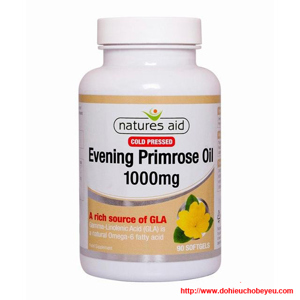 Tinh dầu hoa anh thảo Natures Aid Evening Primrose Oil 180 viên