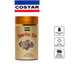 Viên uống tinh dầu tỏi Garlic Oil Costar Úc 3000mg hộp 200 viên