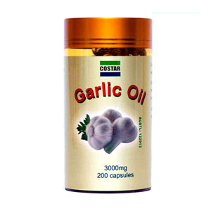 Viên uống tinh dầu tỏi Garlic Oil Costar Úc 3000mg hộp 200 viên