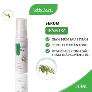 Tinh dầu tràm trà Milaganics hương thơm ấm áp đặc trưng, giúp trị cảm, ho 30ml