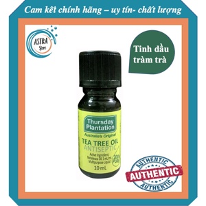 Tinh dầu tràm trà trị mụn Thursday Plantation 100% Tea Tree Oil 10ml