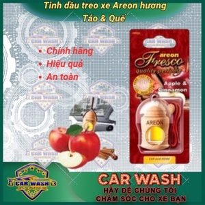 Tinh dầu treo xe ô tô hương táo & quế – Areon Fresco Apple & Cinnamon