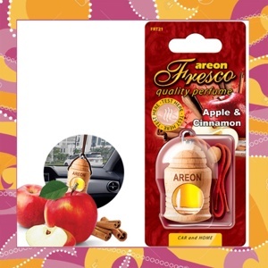 Tinh dầu treo xe ô tô hương táo & quế – Areon Fresco Apple & Cinnamon