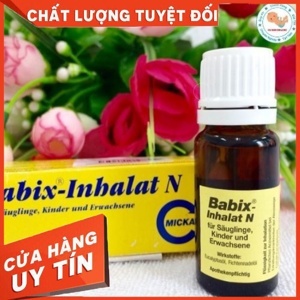 Tinh dầu trị cảm cúm, nghẹt mũi Babix Inhalat N, 10ml