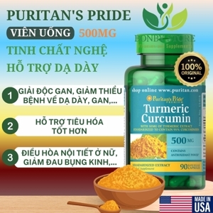 Tinh nghệ vàng Curcumin Puritan's Pride của Mỹ - 500mg, 90 viên