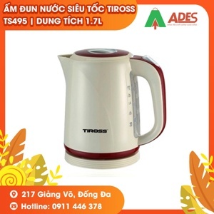 Bình - Ấm đun nước siêu tốc Tiross TS495 (TS-495) - 1.7 lít, 2000W