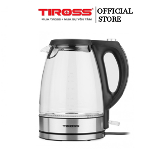 Bình - Ấm đun nước siêu tốc Tiross TS496 (TS-496) - 1.7 lít, 2200W