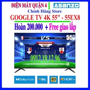 Tivi Asanzo 4K 55 inch 55EX8