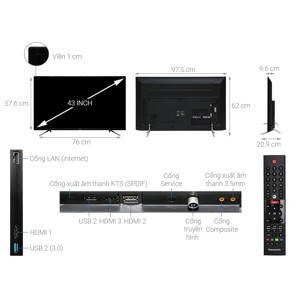 Tivi Smart Panasonic 43 inch 4K 43FX550V
