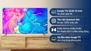 Google Tivi TCL 4K 43 inch 43C635