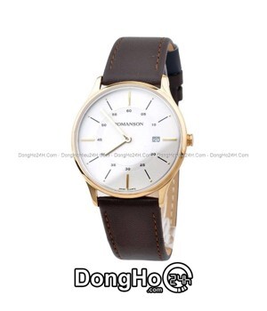 Đồng hồ nam dây da Romanson TL3218MGWH