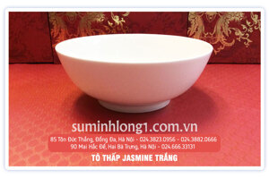 Tô 15cm Jasmine Trắng