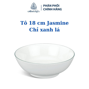 Tô cao 18 cm – Jasmine – Chỉ Xanh Lá