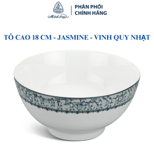 Tô cao 18 cm Jasmine Vinh Quy Nhạt