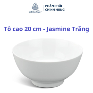 Tô cao 20 cm Jasmine Trắng