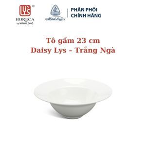 Tô cao 23 cm – Daisy Ly’s – Trắng Ngà